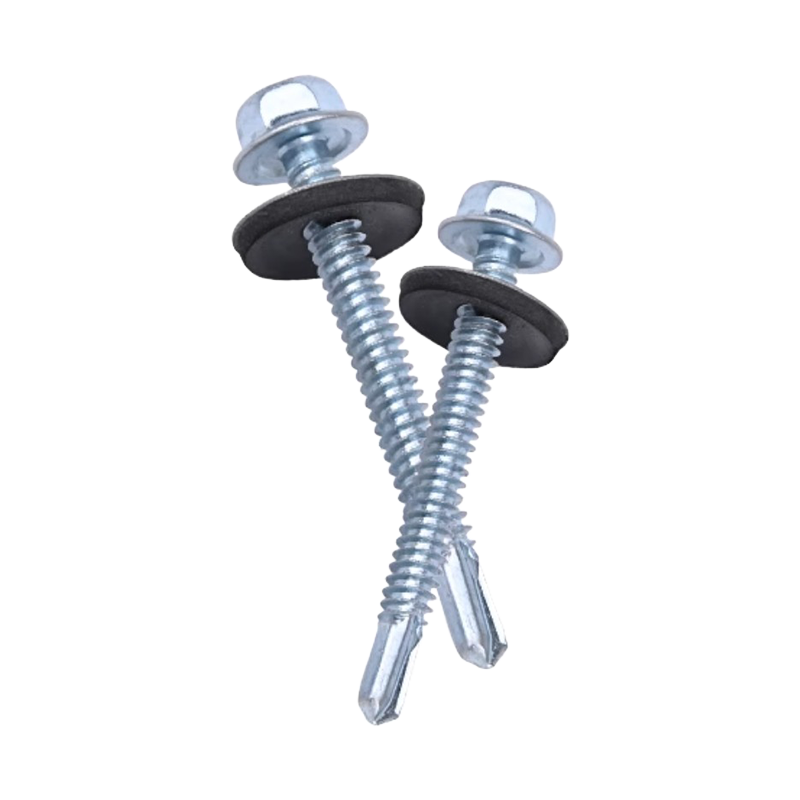 مسامير ذات رأس غسالة سداسية الحفر الذاتي مسامير ذات رأس غسالة سداسية الحفر الذاتي