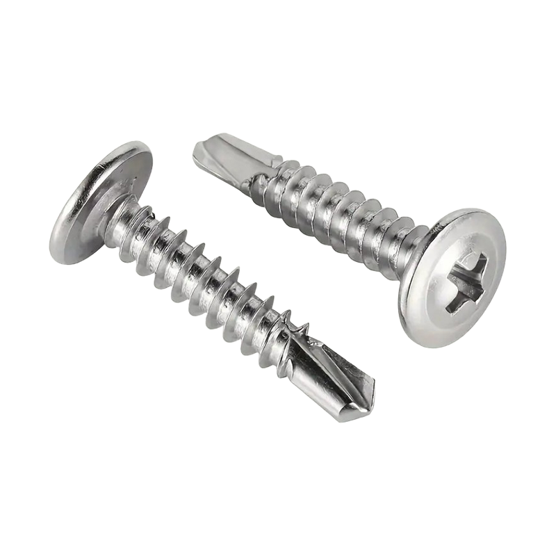 مسامير الحفر الذاتي لغسالة رأس تروس SUS410